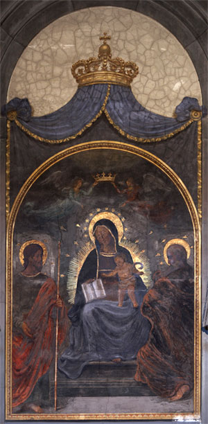 Madonna di Lippo da Dalmasio, Chiesa San Bartolomeo e Gaetano, Bologna @torridibologna